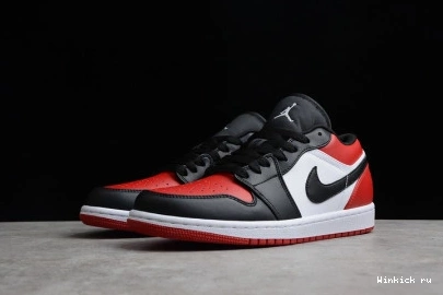 Low Toe Jordan Bred 1 1019